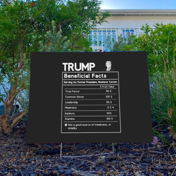 Donald-Trump-Political-Satire-Yard-Sign,-Trump-Nutrition-Label-Sign,-Funny-President-Gift-usa