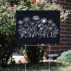 Floral-Protest-Yard-Sign,-Fuck-Trump-Sign,-Hands-Off-Sign,-Resist-Yard-Sign,-Anti-Racism-Sign-usa