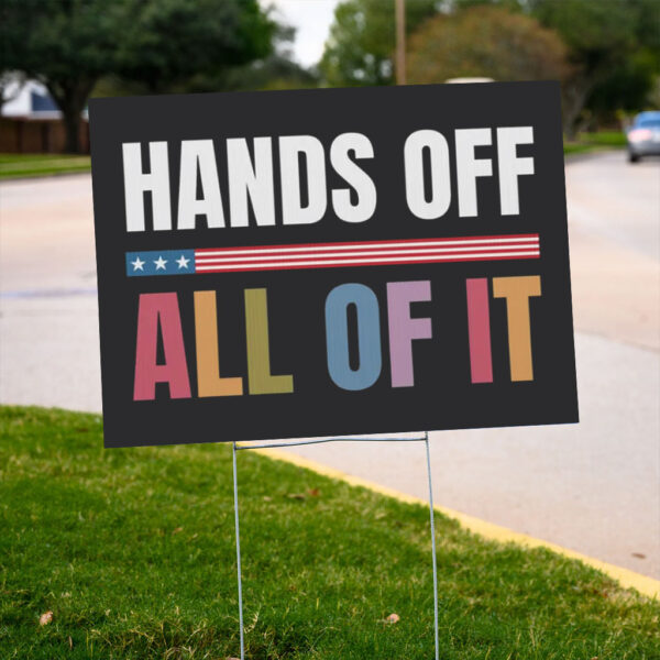 Hands-Off-Protest-Sign,-Save-Democracy-Equal-Rights,-Resist-Fascism,-Anti-Trump-Sign-us
