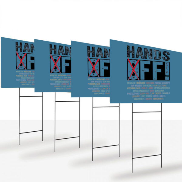 Hands-Off-Protest-Yard-Sign,-Protect-Medicare-and-Social-Security,-Save-Public-Landss