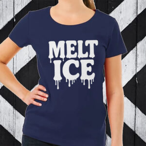 MELT-ICE-Protest-T-Shirt,-Drip-Text-Activist-Tee,-Abolish-Ice-T-Shirt-usa