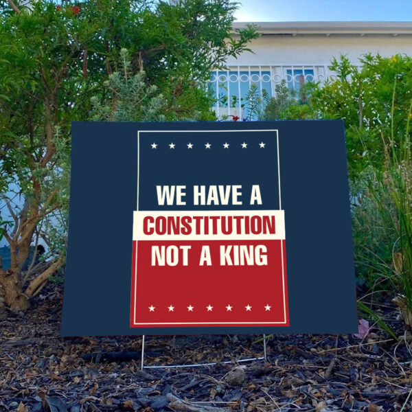 No-Kings-In-America-Foam-Board-Protest-Yard-Sign,-Anti-Trump-Resistance,-Resist-Fascism-Protest-Poster-usa