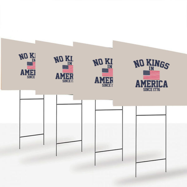 No-Kings-in-America-Yard-Sign,-Anti-Trump,-Protest-Sign,-Democracy-Sign,-Protest,-Gift-for-Anti-MAGA